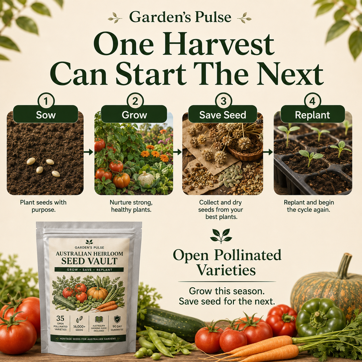 Garden’s Pulse - Australian Heirloom Seed Vault