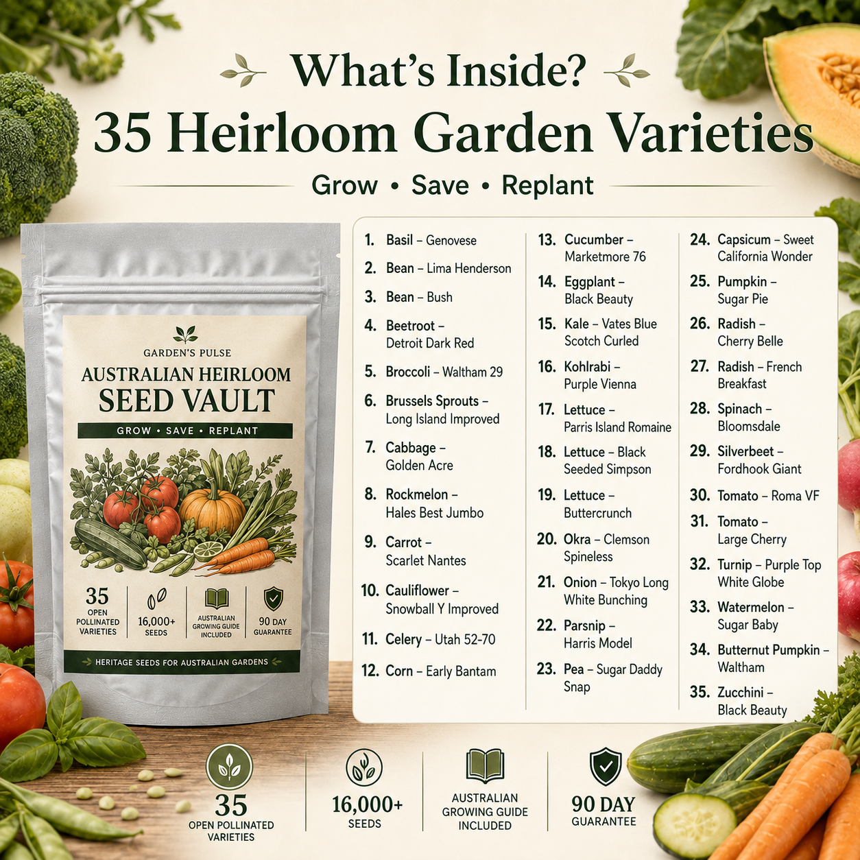 Garden’s Pulse - Australian Heirloom Seed Vault